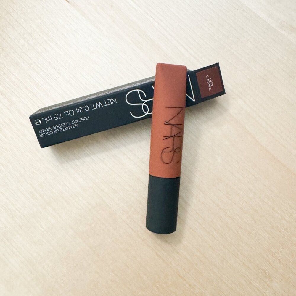 🦋 NEW NARS Air Matte Liquid Lipstick in Lose Control Brown Pink Lip Color